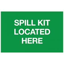 Spill Kit Sticker Items Taylor Safety Equipment | SPILL KIT LOCATED HERE. Vinyl Sticker. 125mm ...