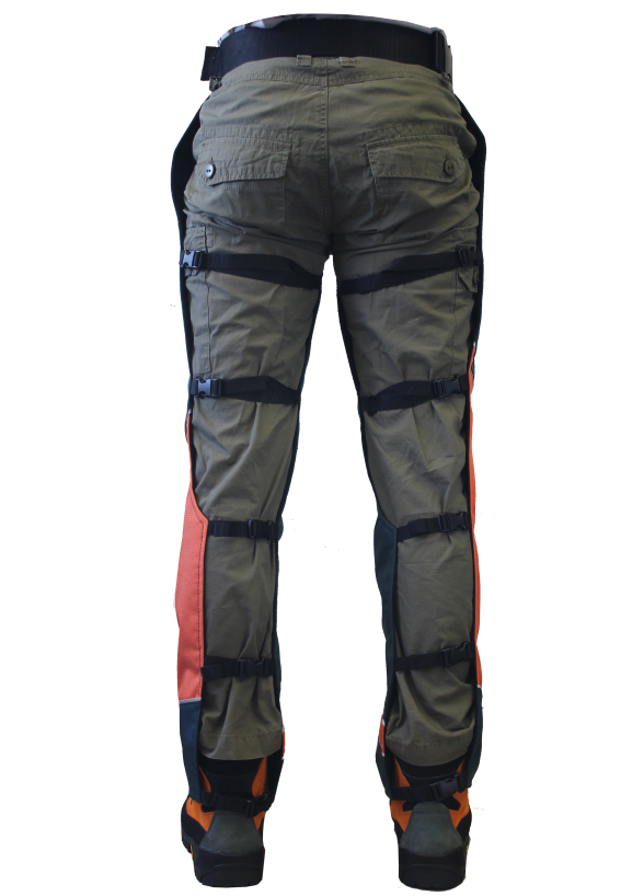 Taylor Safety Equipment DEFENDER PRO CLIPPED CHAINSAW CHAPS. GREEN. SMALL