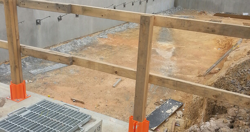Taylor Safety Equipment | Safety Base Temporary Handrail Support. Box ...