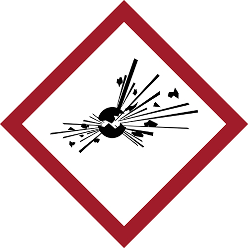 Taylor Safety Equipment | GHS Exploding Bomb Label