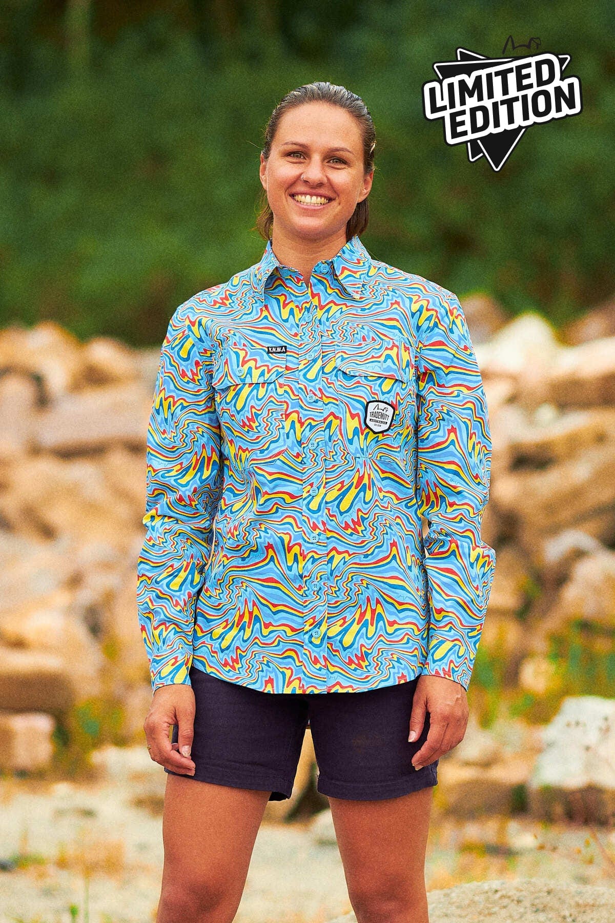 Taylor Safety Equipment | TRADEMUTT WIPEOUT FULL BUTTON MULTI-COLOURED ...