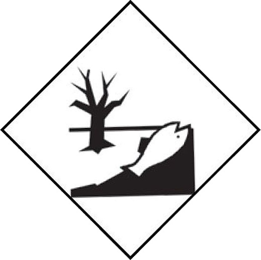 Taylor Safety Equipment DANGEROUS GOODS LABEL MARINE POLLUTANT Taylor safety equipment dangerous goods label marine pollutant