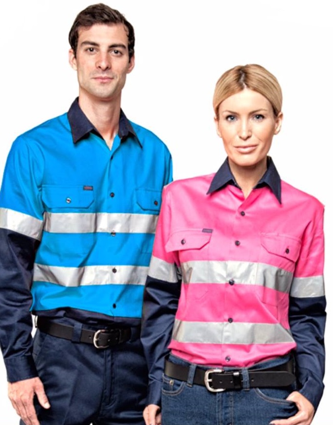 Taylor Safety Equipment | LONG SLEEVE OPEN FRONT DRILL SHIRT ...
